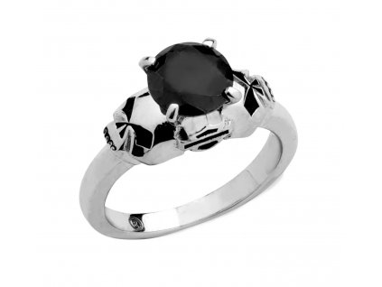 Dámsky prsteň H-D Double Sided Skull (Veľkosť 7)