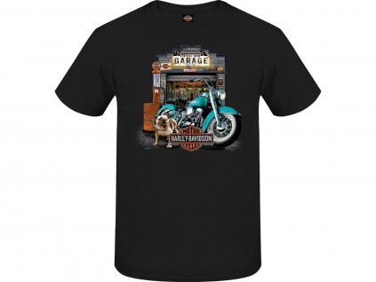 Pánske dílerské tričko Garage Dog (Veľkosť S)