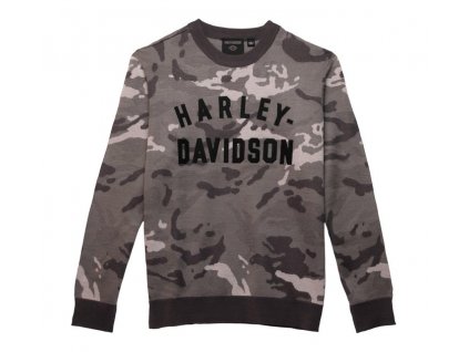 Pánsky pulóver Staple Camo Grey (Veľkosť M)