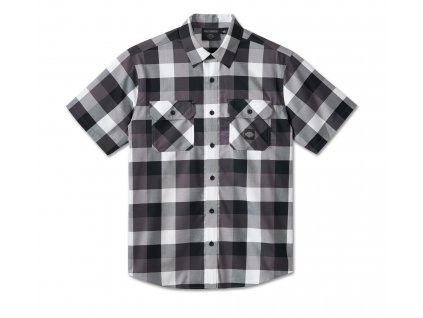 Pánska košeľa B&S Wrinkle Less Black (Veľkosť M)