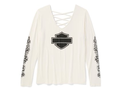 Dámske tričko Chrome & Roses (Veľkosť XS)