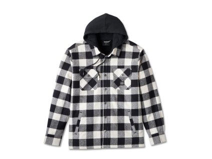 Pánska košeľová bunda Willie G Skull BW (Veľkosť XL)