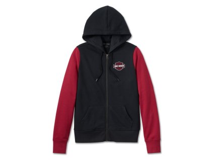 Dámska mikina Bar & Shield Zip Front (Veľkosť XS)