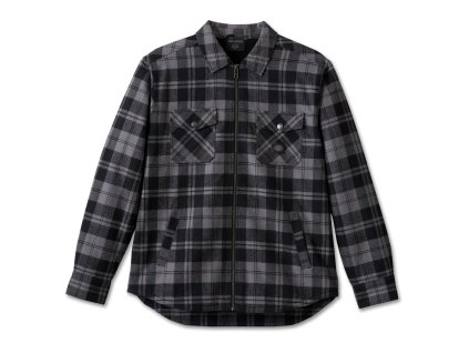 Pánska košeľová bunda Flying Eagle Grey (Veľkosť XL)