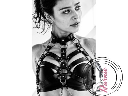 Chest harness s řetízky
