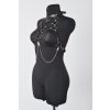 Chest harness s řetízky