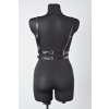 Chest harness s kovovými doplňky