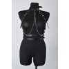 Chest harness s řetízky