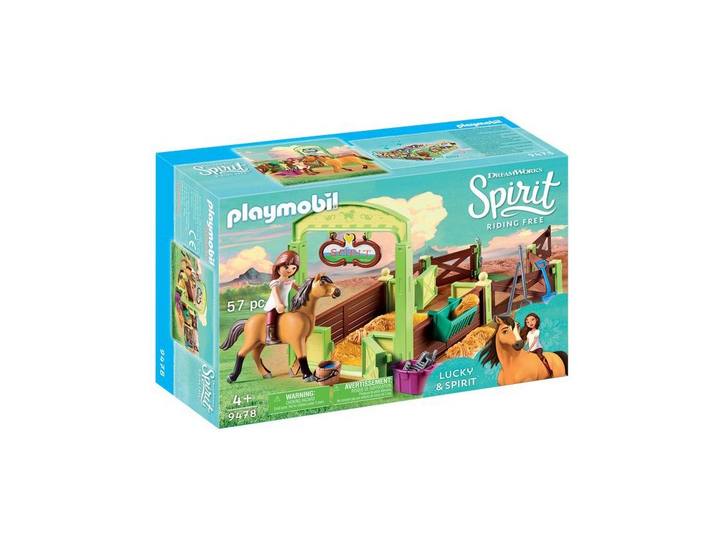 Playmobil Spirit koňský box Lucky a Spirit