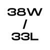 38W/33L