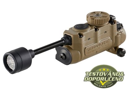 Taktická přilbová multifunkční LED svítilna Streamlight Sidewinder Stalk, písková (1)