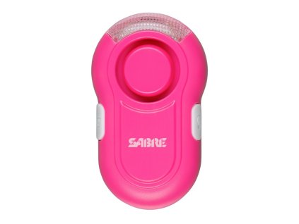 Osobní alarm SABRE RED s klipem a LED svítilnou 120db, růžový (1)