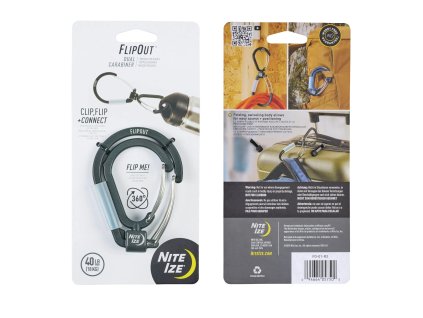 Dvojitá karabina Nite Ize FlipOut™ Dual Carabiner (7)