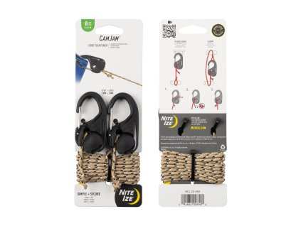 Nite Ize CamJam Cord Tightener Upínací karabina Combo Set