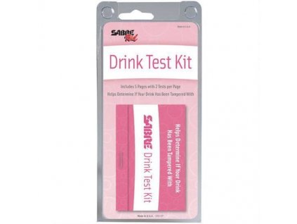 Tester nápojů na přítomnost omamných látek SABRE Drink Tester, obsahuje 10 testů