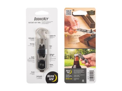 Multifunkční karabina s ráčnou Nite Ize Doohickey Ratchet Tool