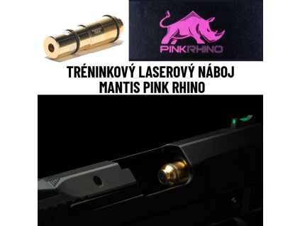 Pink Rhino tréninkový laserový náboj MANTIS .380 ACP
