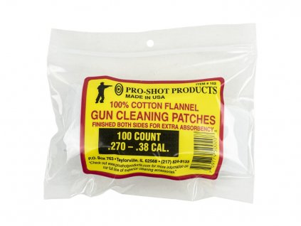 Patch Pro-Shot pro čištění zbraní, ráže .270 - .38
