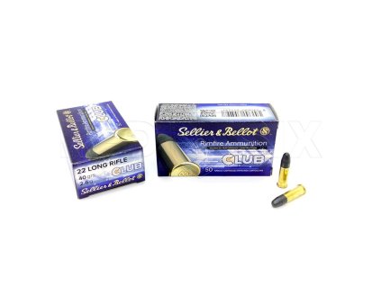 Náboje S&B .22 LONG RIFLE CLUB STANDARD 40 gr / 2,56 g - 50 ks