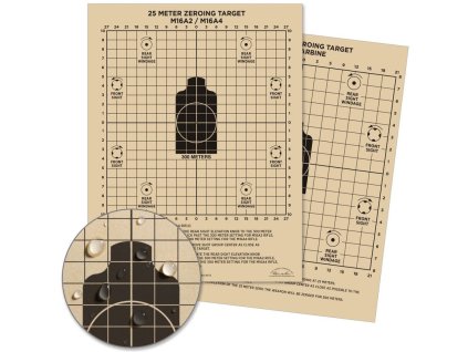 Nastřelovací terč Rite in the Rain 25 Meter Zeroing Target