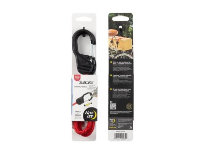 Gumicuk s uzamykací karabinou Nite Ize Slide Lock Carabiner Bungee