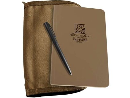 Rite in the Rain sada 12 × 18 cm – zápisník s obalem a perem (Field Book)