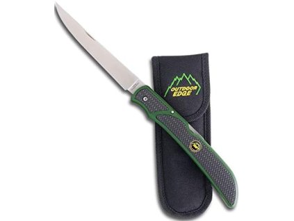 Zavírací nůž Outdoor Edge Fish & Bone- Green/Black