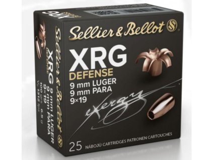 Náboje S&B 9 mm Luger XRG Defence 100 gr 6,5 g 25 ks