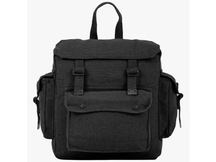 Plátěný batoh s kapsami 18 l Highlander Large Webbing Backpack černý