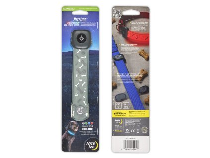 Nabíjecí svítící kryt Nite Ize NiteDog® Rechargeable LED Collar Cover Disc O Select™ (7)