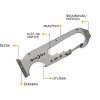 Multifunkční karabinka Nite Ize Doohickey Key Tool