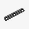 mag583 blk magpul m lok aluminum rail 9 slots 01