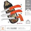 Sada nožů Outdoor Edge WildGuide SkinnerCaperSaw Combo Orange (3)