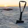 skladaci polni lopatka highlander double folding shovel sníh