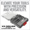 92253 6 reav x3 driver 57 piece gunsmithing bit set avx3gbs57 webimage 2