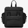 Plátěný batoh s kapsami 18 l Highlander Large Webbing Backpack černý