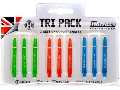 Supergrip shaft medium 3 Pack (Varianta colour)