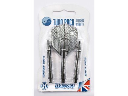 Twin Pack black/silver medium