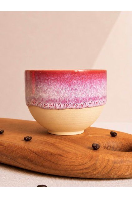 Dark cherry, latte