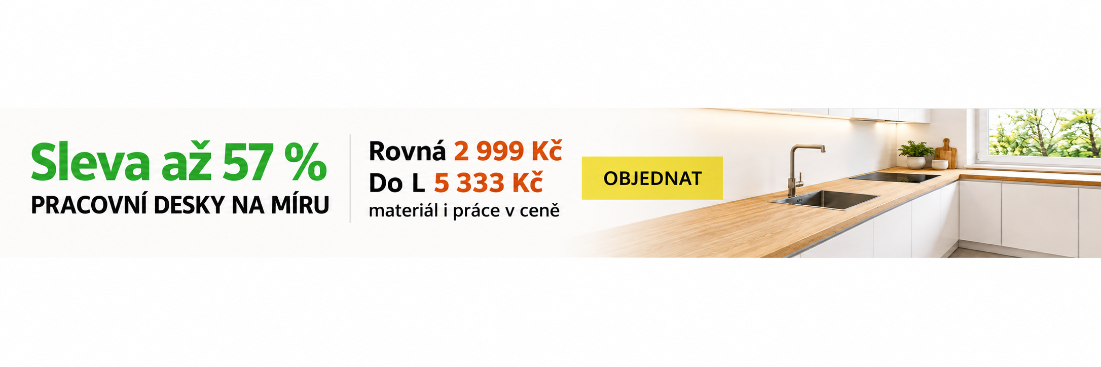 Akce nářez pracovní desky