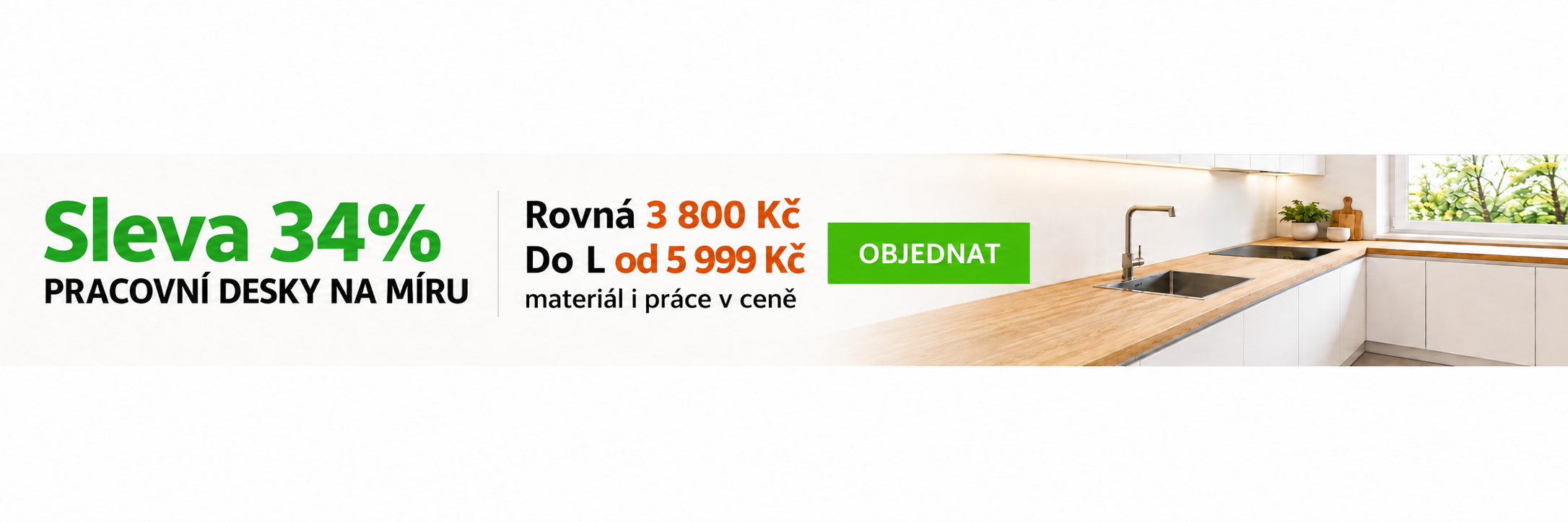 Akce nářez pracovní desky