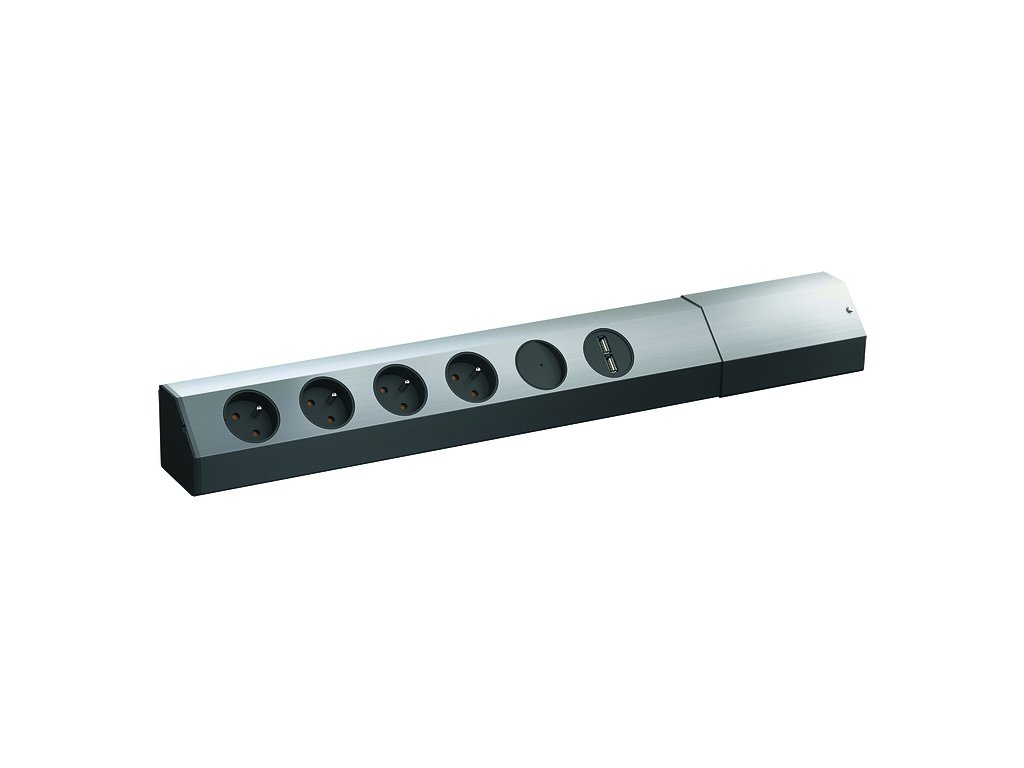 Bachmann Casia Zasuvkova Lista 4x 230v 2x Usb Vypinac 923 012