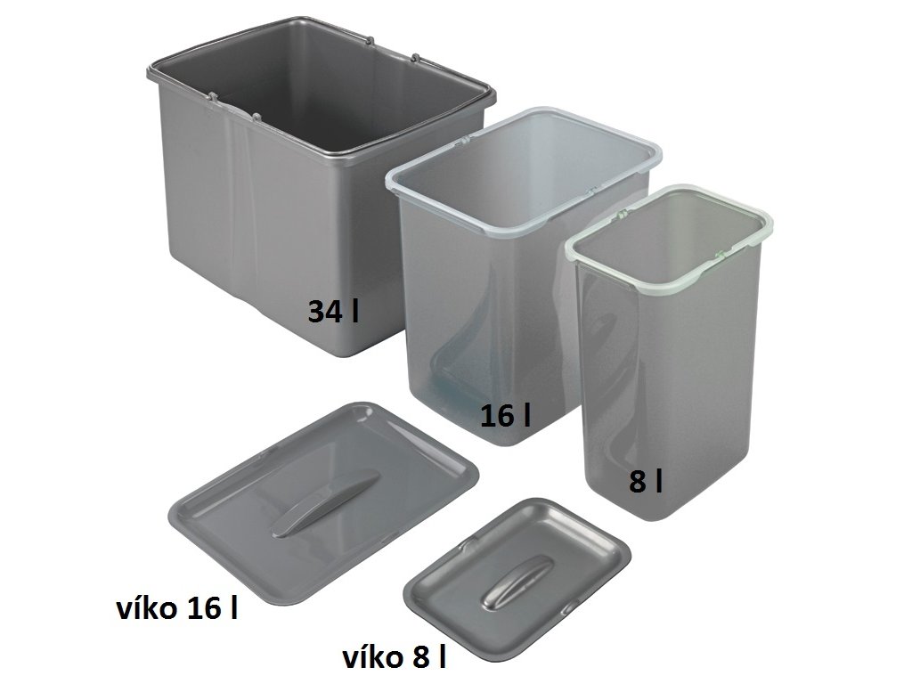 Samostatný odpadkový koš Sinks 8 L | HARV.cz