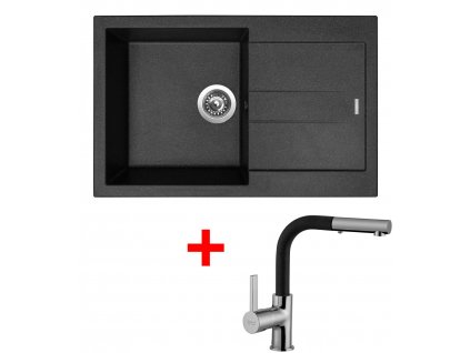 Akční set Sinks AMANDA 780 Granblack + baterie ENIGMA S GR  + Sinks čistící pasta