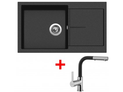 Akční set Sinks INFINITY 860 Metalblack + baterie ENIGMA S GR  + Sinks čistící pasta