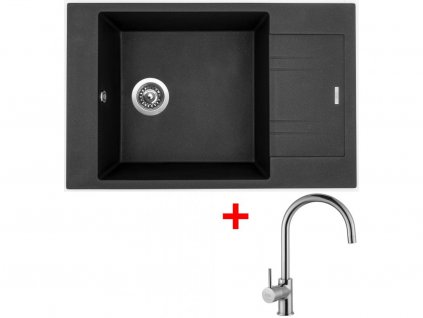 Akční set Sinks VARIO 780 Metalblack + baterie VITALIA Chrom