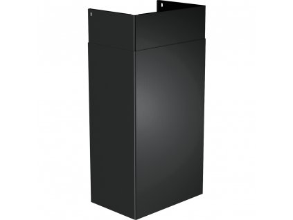 teleskopický komínek pro vnější odtah černá