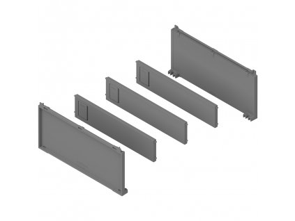 Blum ZC7B0200S Ambia-line souprava na láhve pro LBX/MVX Indium šedá IG-M