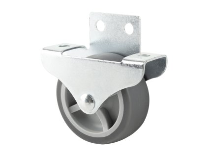 Kolečko 50 mm pevné černé s bočním uchycením