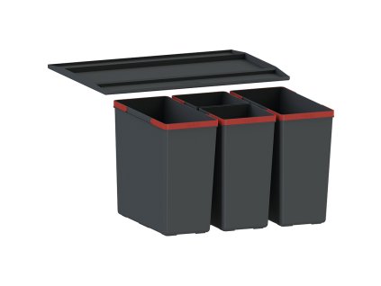 Odpadkový koš Franke Easysort 600-2-2 2x15,5 L 2x7,5 L